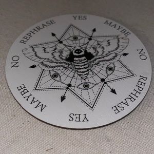 Pendulum board yin yang black and white metaphysical gift #5